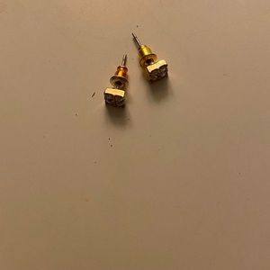 Cute square diamond earrings